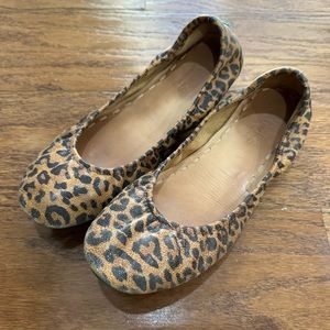 Tieks Leopard Print Ballet Flats, Size 8